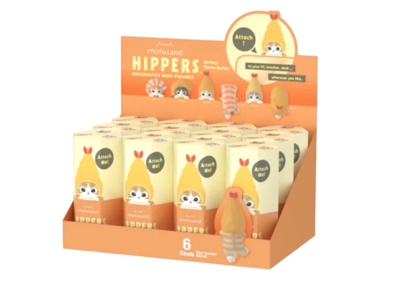 Sonny Angel HIPPERS mofusand Shrimp Meow Series Sealed Case (12 Blind Box)